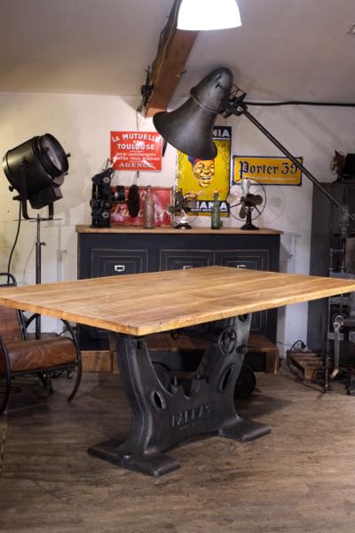 meuble de metier ancien clapet strafor